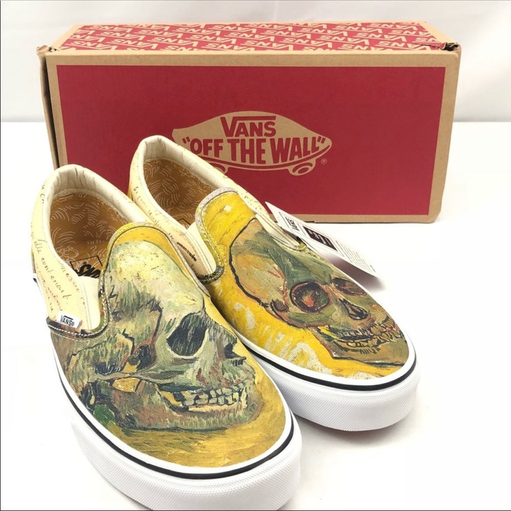 Vincent van gough skull vans